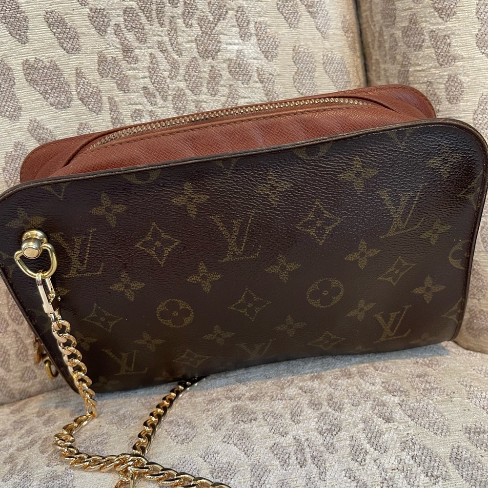Louis Vuitton Monogram Orsay Clutch Hand Bag M51790 LV no accessories.